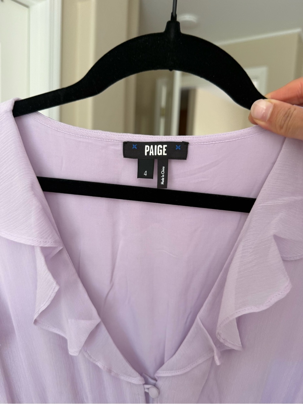 PAIGE Paradis Silk Midi Dress in Bright Flower Size 4 - Picture 6 of 7